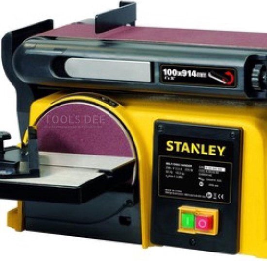 STANLEY SXBS914E bankschuurmachine schijf/band 370 Watt 150 mm