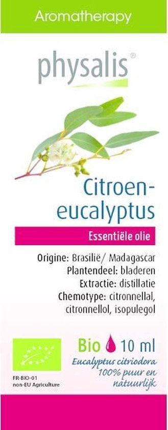 Physalis Citroeneucalyptus - 10 ml - Etherische Olie