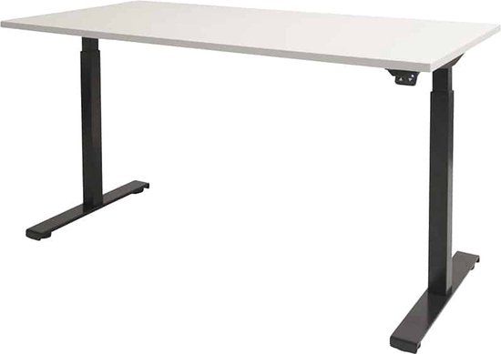 Schaffenburg Dextro Basic Elektrisch Zit-sta Bureau - Wit - 180x80cm - Ongemonteerd