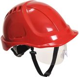 Portwest Endurance Plus Helm met Vizier PW54 - Rood