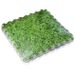 Gre Bodembescherming voor Zwembaden 50x50 cm Groen 9 Stuks