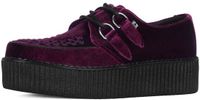 T.U.K. Viba High Creeper Dames Creepers - bordeaux - EU40