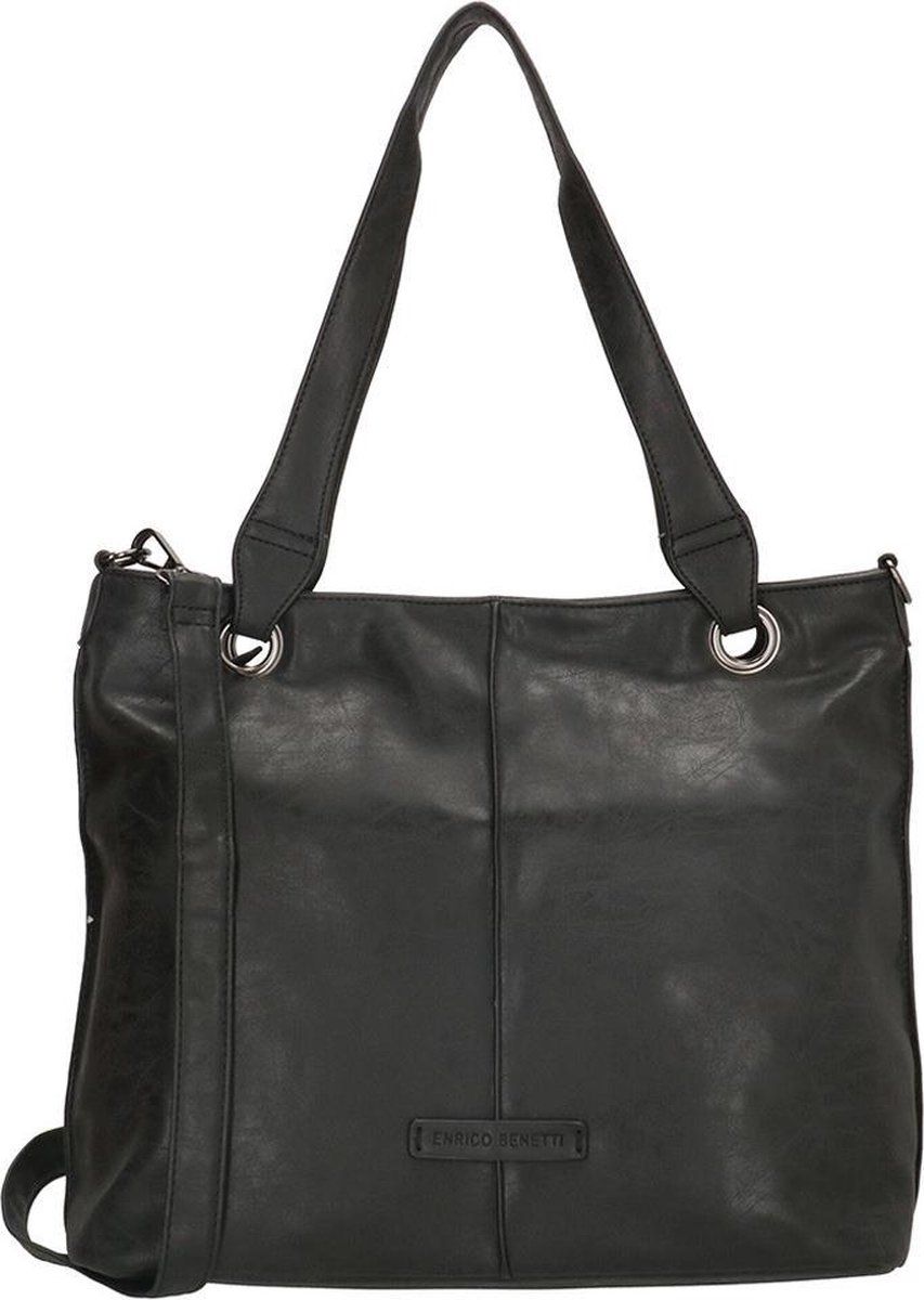 Enrico Benetti June shopper black - Zwart