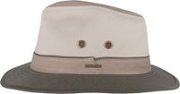 Hatland UV-Fedora hoed Xavier Plamuurwit 57CM
