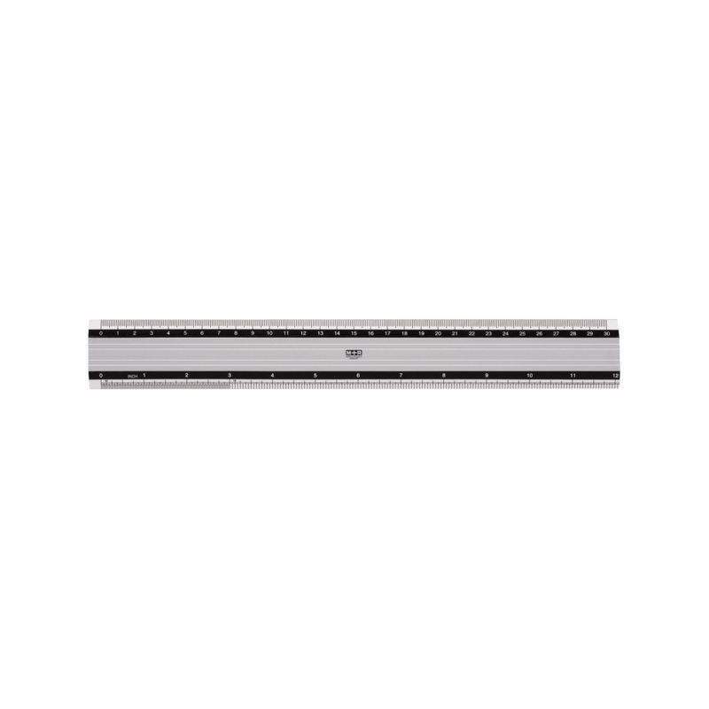 M+R Liniaal 30cm Kangaro Aluminium Antislip