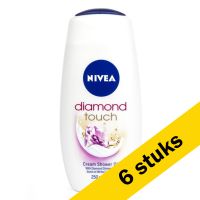 Aanbieding: 6x Nivea Diamond Touch douchegel (250 ml)