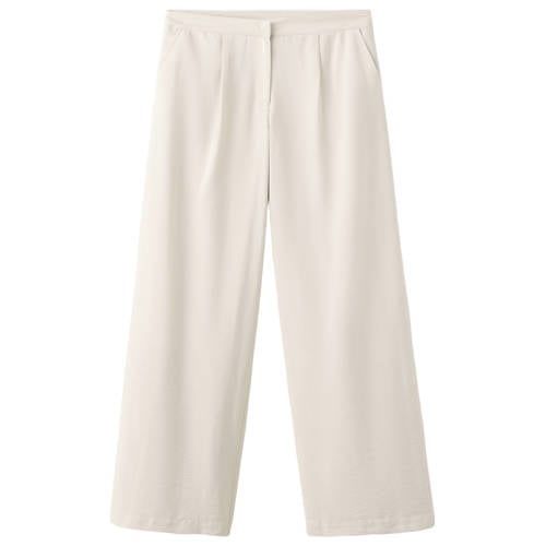 MANGO TEEN pantalon met plooien - zand