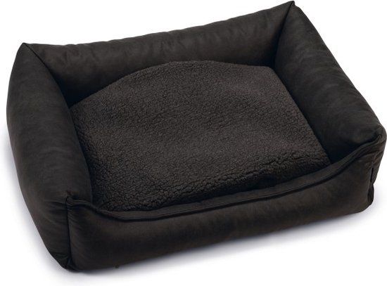 Beeztees Uma Orthopedische Hondenmand - Antraciet - 80x60cm