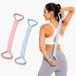 Set de 2 bandes de résistance - Bande en forme de huit avec poignées - Pour fitness et yoga