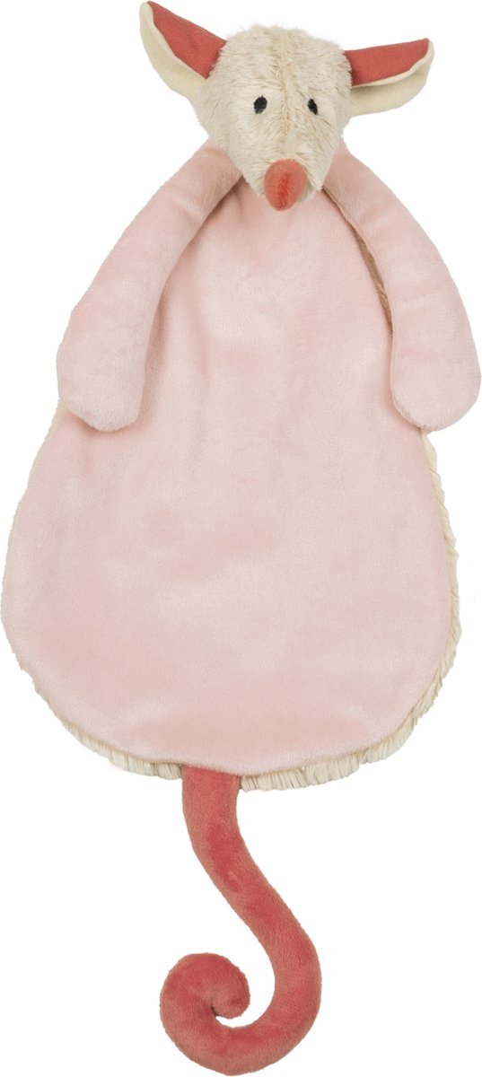 Happy Horse Muis Mia Knuffeldoekje - Beige/Roze - Baby cadeau