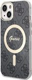 Guess 4G Back Case (MagSafe Compatible) - Geschikt voor Apple iPhone 14 (6.1") - Grijs