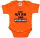 Bellatio Decorations Shoppartners Bv Oranje fan romper voor babys - Sssht kijken wielrennen - Holland / Nederland supporter - EK/ WK baby rompers 56