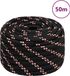 vidaXL Boottouw 20 mm 50 m polypropyleen zwart