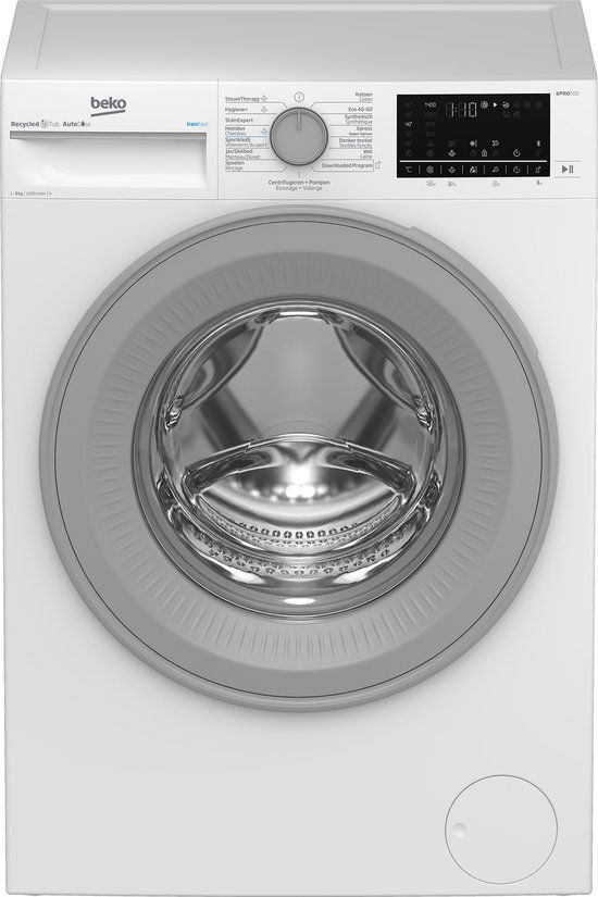 Beko B5WT594106WS - Wasmachine - 9 kg - 1400 rpm - Wit