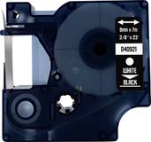 DULA Dymo D1 40921 - S0720750 - Compatible label tape - 1 lettertape - Wit op Zwart - 9mm x 7m