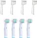 Knaak Capuchon pour brosse à dents électrique - Rond - 4 pièces