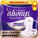 Always Discreet Maxi Comfort urine-incontinentie verband - Dag en Nacht - Absorptie 9 - 48 Stuks