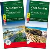 Costa 62 damrak Costa Vicentina Hiking, Cycling and Leisure Map