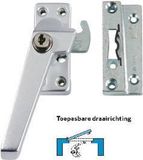 Axa Raamsluiting met nok cilindersluiting links opbouw F1 3319-61-91/6