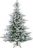 Everlands Grandis fir - kunstkerstboom met sneeuw groen, wit 2,1m x 1,5m