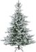 Everlands Grandis fir - kunstkerstboom met sneeuw groen, wit 2,1m x 1,5m