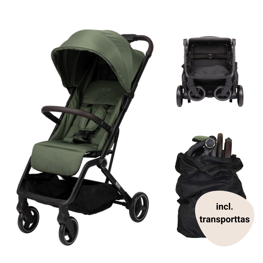 Novi Baby® Cloud Go Buggy - Groen - 0-22 kg - Paraplu buggy