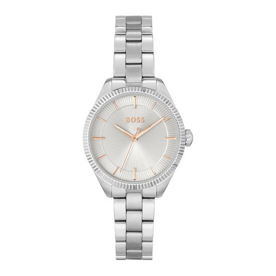 BOSS HB1502726 SAGE Dames Horloge - Zilverkleurig - Staal - 32 mm
