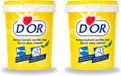 D'Or 2 x Savon Doux Naturellement Pur - Savon Solide - Pour Sols et Lavage - 1 kg - Lot Économique