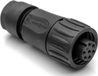 Amphenol C016 10D006 010 12 Ronde connector Koppeling, recht Serie (ronde connectors): C016 Totaal aantal polen: 6 + PE