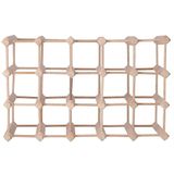WELL HOME MOBILIARIO & DECORACIÓN Wijnrek van beukenhout voor 20 flessen