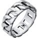 KUZZOI Men's Ring - Oxidized Sterling Silver - Statement Jewelry