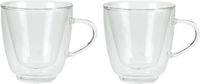 Cosy&Trendy Set van 4x dubbelwandige koffie/espresso glazen - 160 ml - transparant