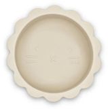 Dutsi - Welpje Serie - Siliconen Babykommetje - Leeuwen Ontwerp - 350ml - Zandbeige