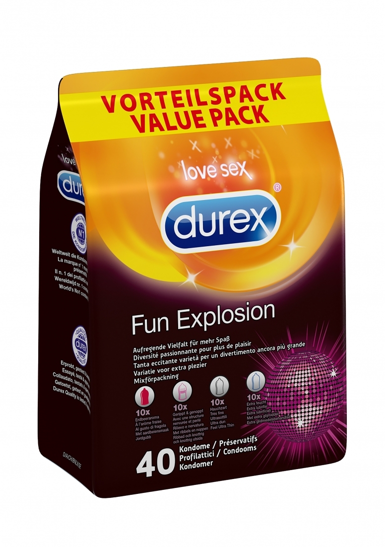 Durex Fun Explosion - 40 condoms