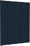 vidaXL - Panneau de toiture - 36 pièces - Anthracite - 60 x 45 cm - Acier galvanisé