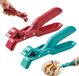 Wan GmbH Clips anti-brûlure - Supports de cuisine - Saisir des plats chauds - Conception ergonomique - 2 pièces - Rouge/Vert