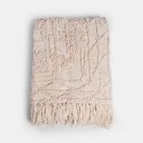 LOBERON Plaid Norlinn beige katoen 130x0 cm