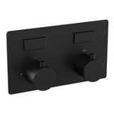 BRAUER Black Carving Inbouwthermostaat Zwart Mat 5-S-157