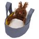 Manhattan Toy Moppettes Beau Bunny speelset met pluche haas, wieg van stof, deken en kussen