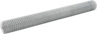 vidaXL Kippengaas 25x1,5 m gegalvaniseerd staal zilverkleurig