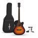 Gear4music Single Cutaway Elektro-akoestische Gitaar & Accessoires, Sunburst