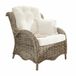 LOBERON Fauteuil Hailee bruin/crème