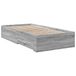 vidaXL Bedframe met lades, grijs Sonoma eiken, 150x200 cm
