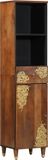 vidaXL Badkamerkast Honingbruin Massief Mangohout 38 x 33 x 160 cm
