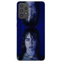 Maniacase Coque Pour Samsung Galaxy A72 Billie Eilish wallpaper