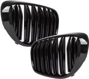 Modecar - Grille de phare - Noir brillant - Double barre