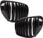 Modecar - Grille de phare - Noir brillant - Double barre