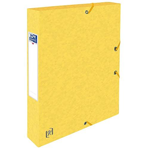 Oxford Oxford elastobox Top File+ geel 40 mm