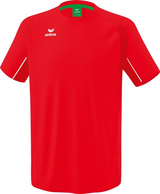 Erima Liga Star Training T-Shirt Heren - Rood / Wit - Maat XXL