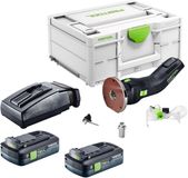 Festool OFKC 500 R3 EB-Basic accu-kantfrees 18 V 10 mm borstelloos + 2x accu 4,0 Ah + oplader + Systainer